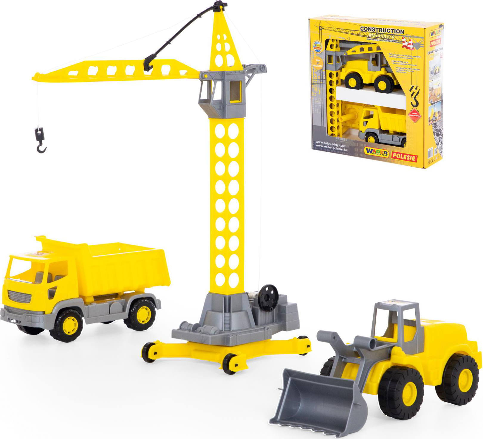

Игровой набор Wader (Полесье) строительной техники Агат (57150) (4810344057150)