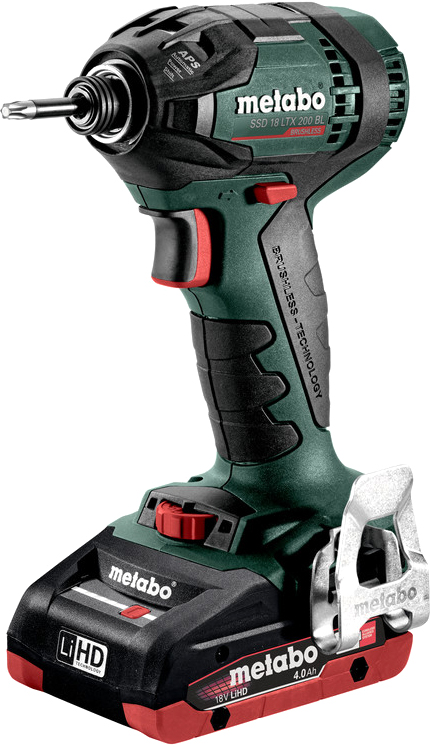 

Акумуляторний ударний гайковерт Metabo SSD 18 LTX 200 BL