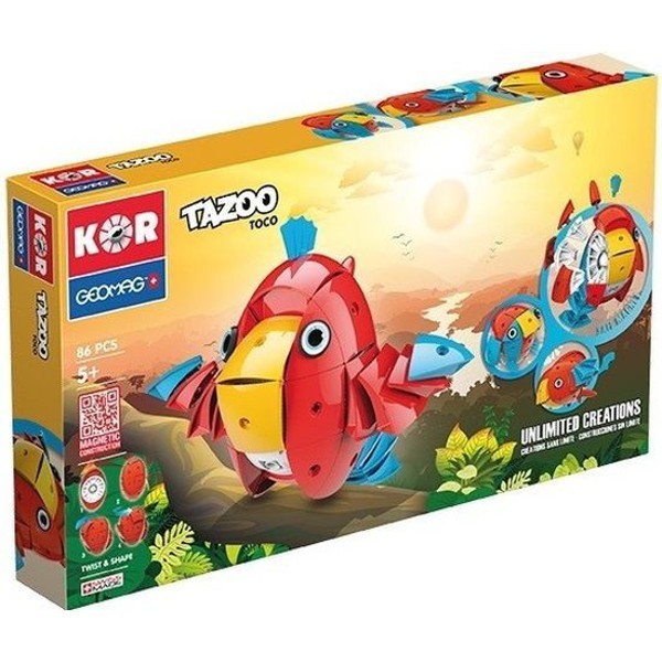 

Магнитный конструктор GEOMAG Tazoo Toco 86 элементов (KOR-604) (0871772006046)