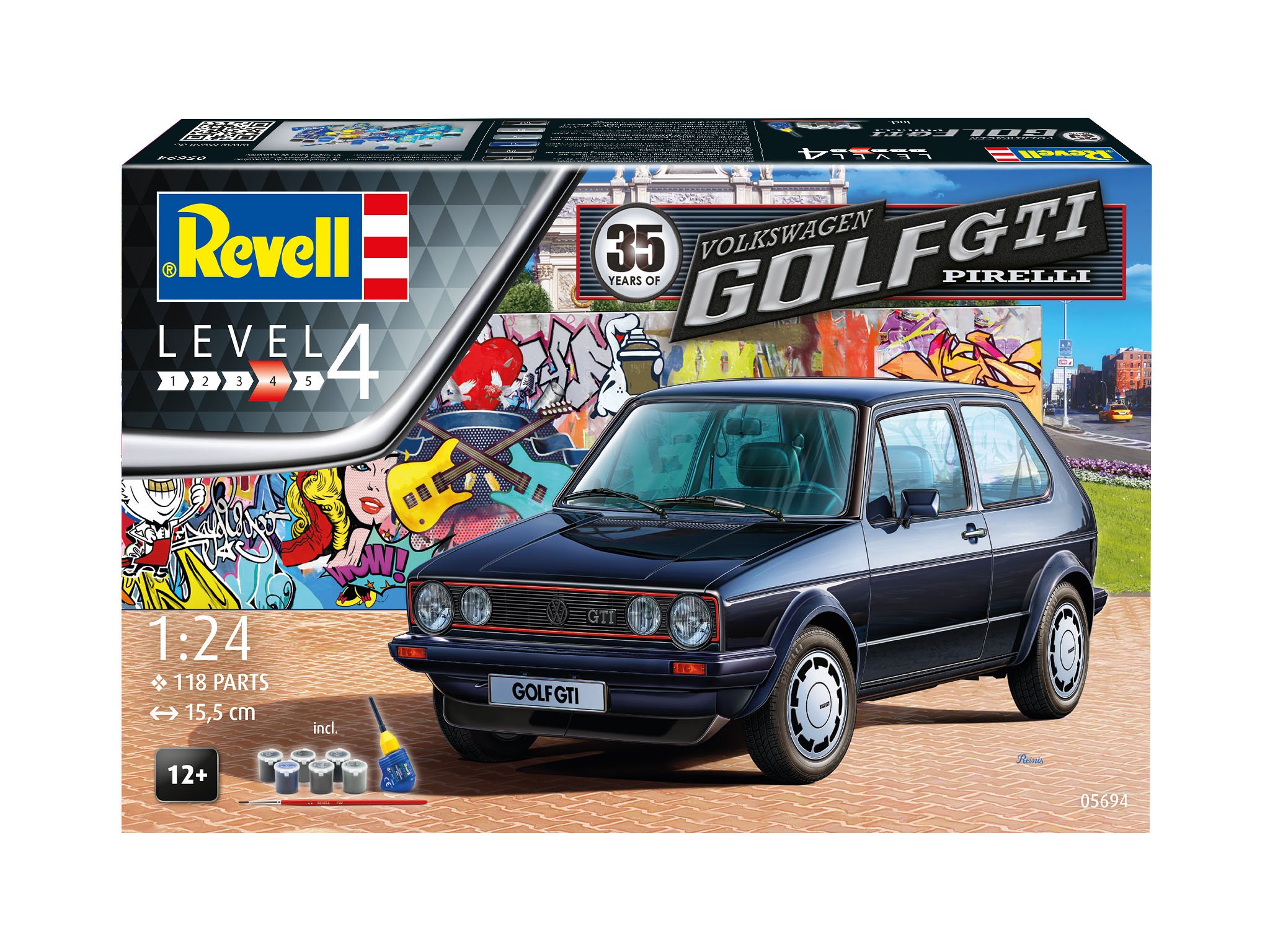 

Сборная модель Revell VW Golf GTi Pirelli 1:24 (05694)