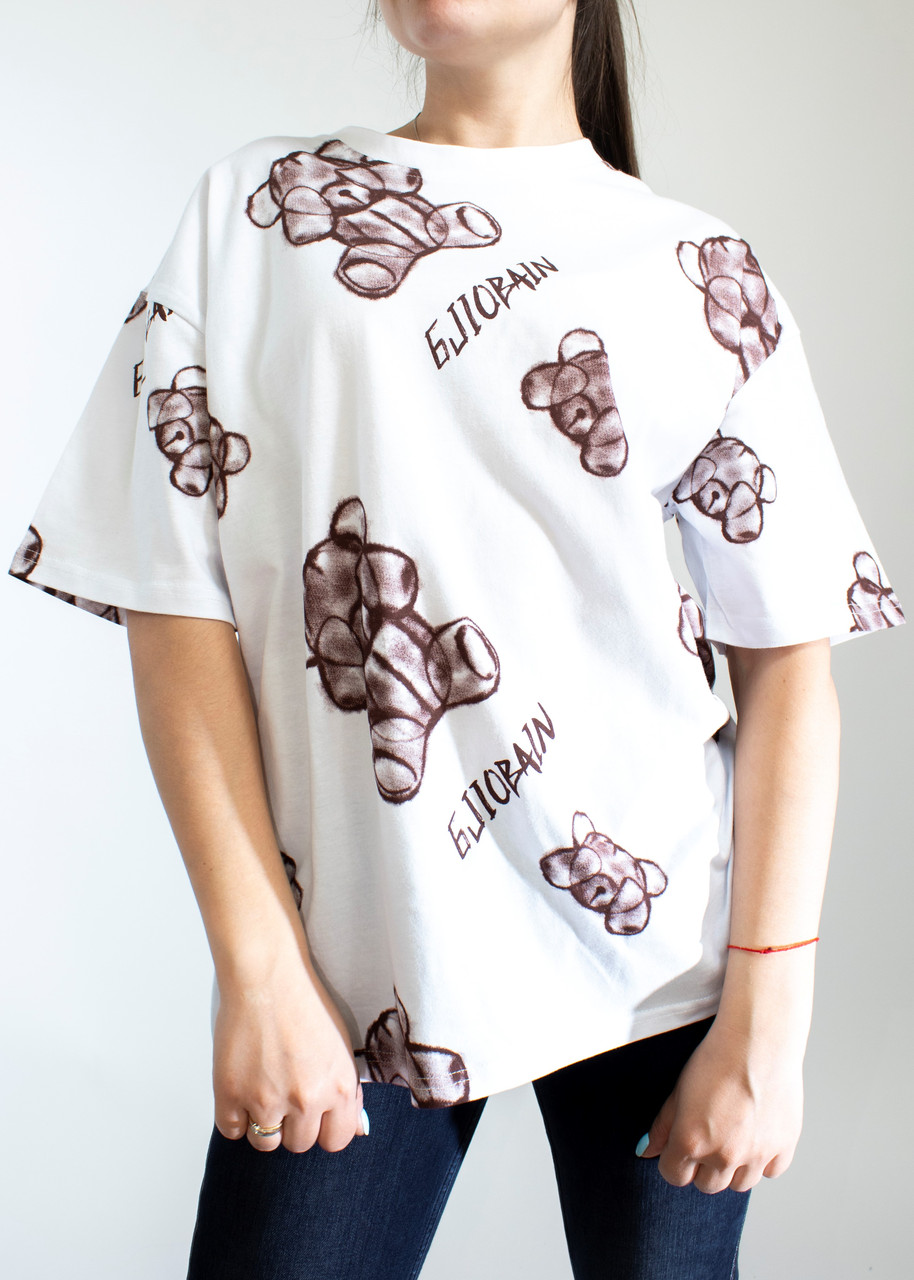 

Женская Футболка Pretty Teddy White M