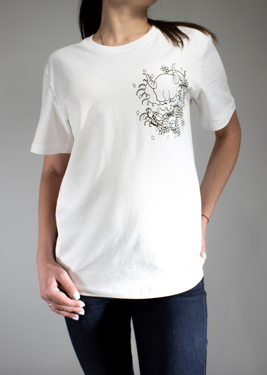 

Женская Футболка Hannya Wisdom White M