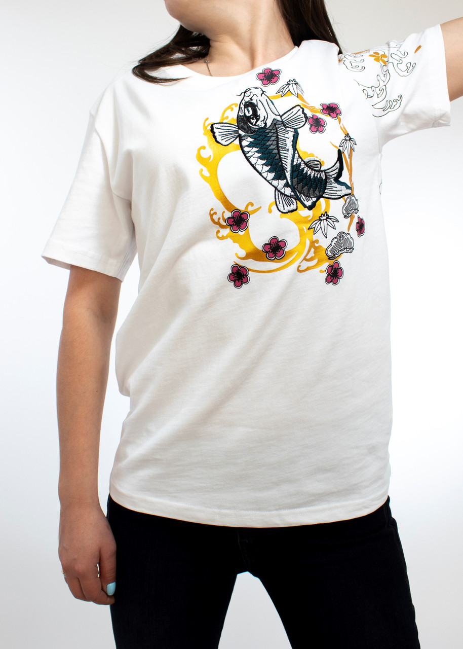 

Женская Футболка Heady Waves White L