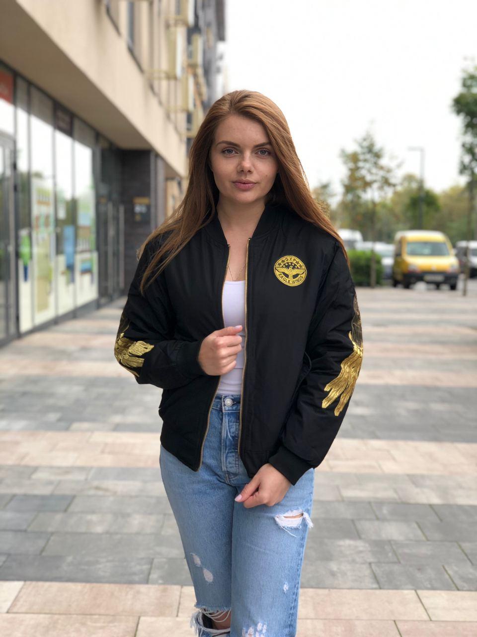 

Женский Бомбер Blossom Wings Black M