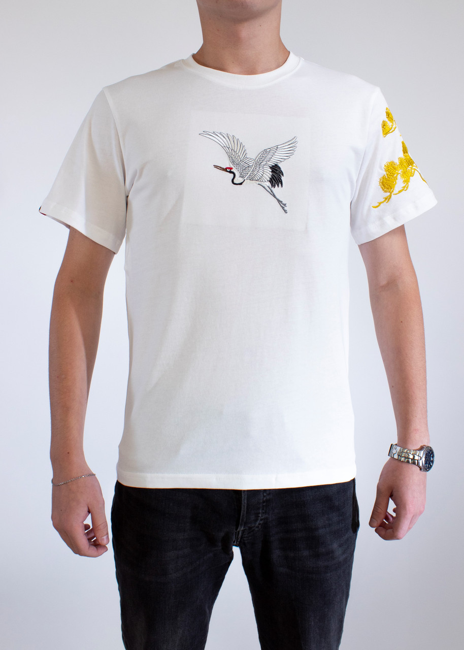 

Мужская Футболка Golden Sakura White S