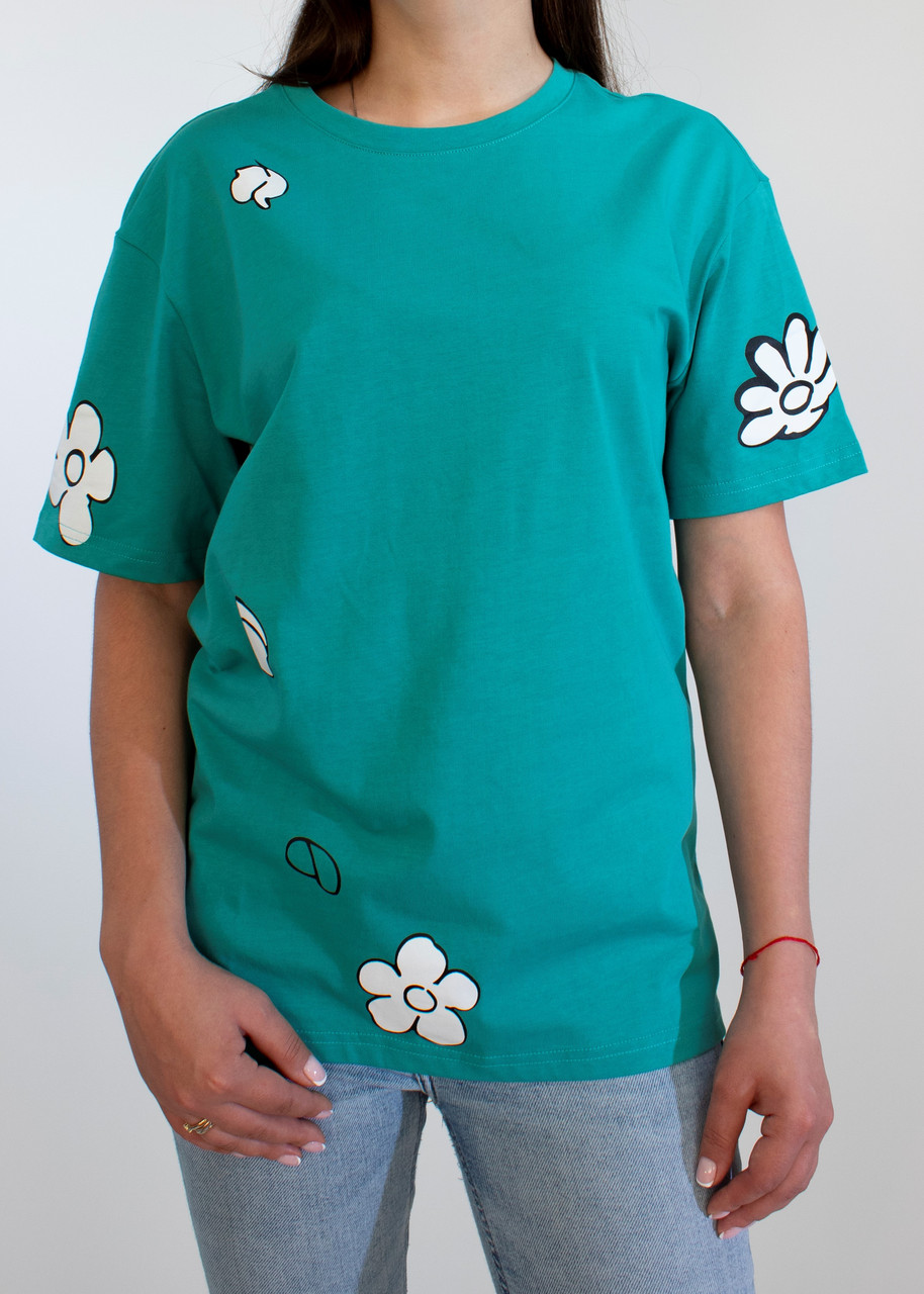 

Женская Футболка Wild Flower Blue M