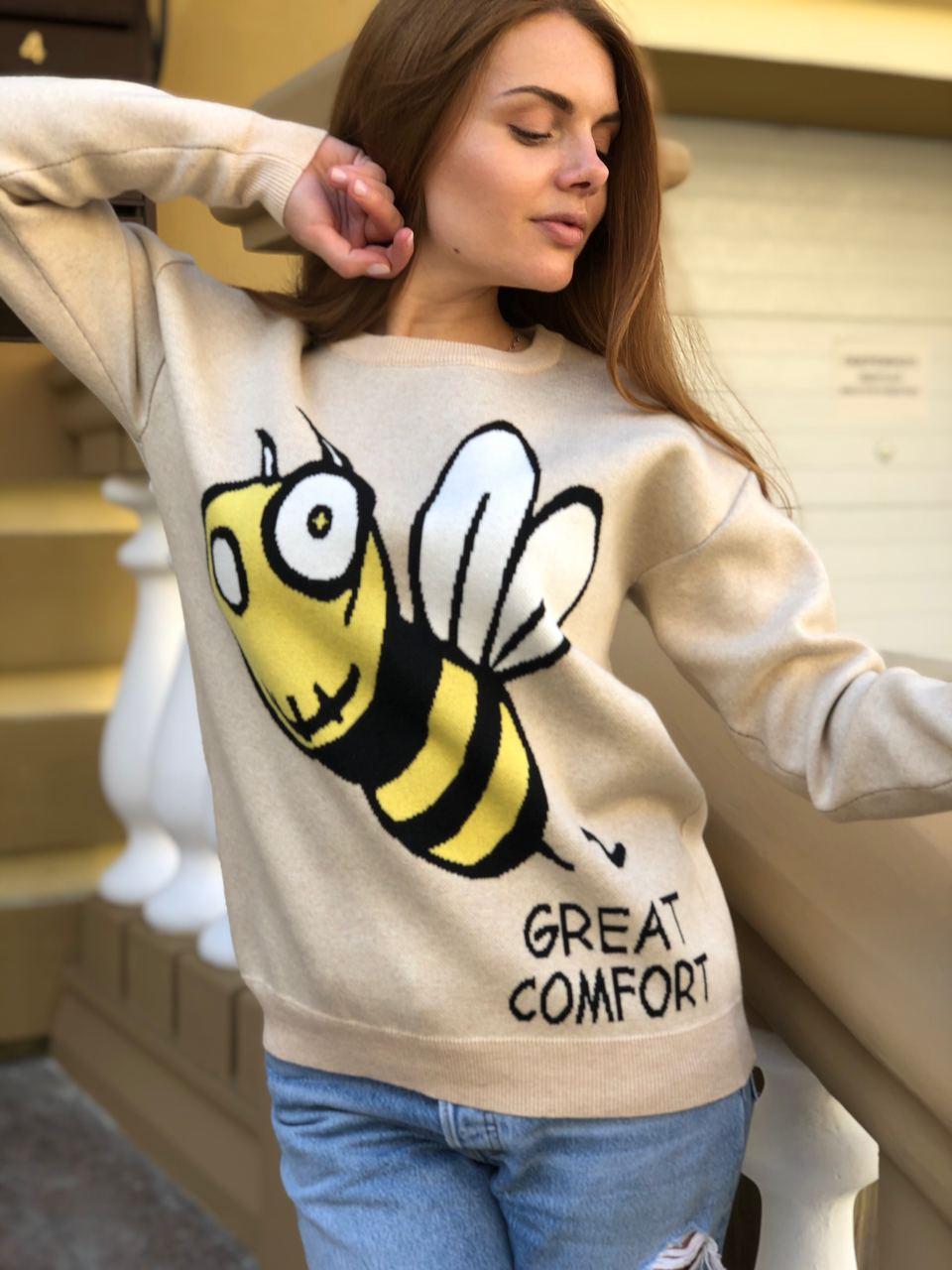 

Женский Свитшот Crazy Bee M