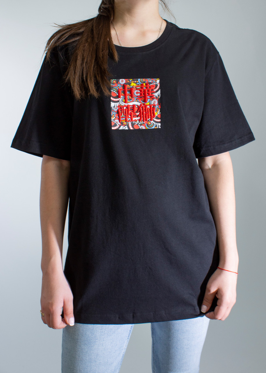 

Женская Футболка Flaming Black XL