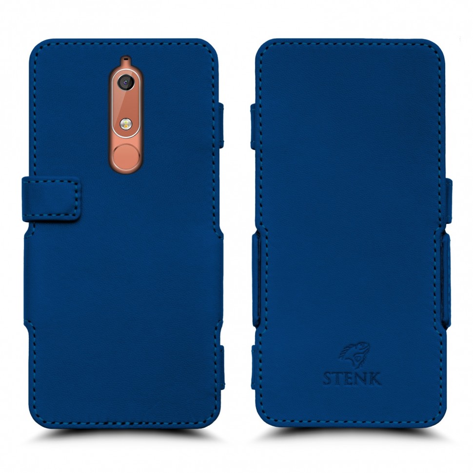 

Чехол книжка Stenk Prime для Nokia 5.1 Синий