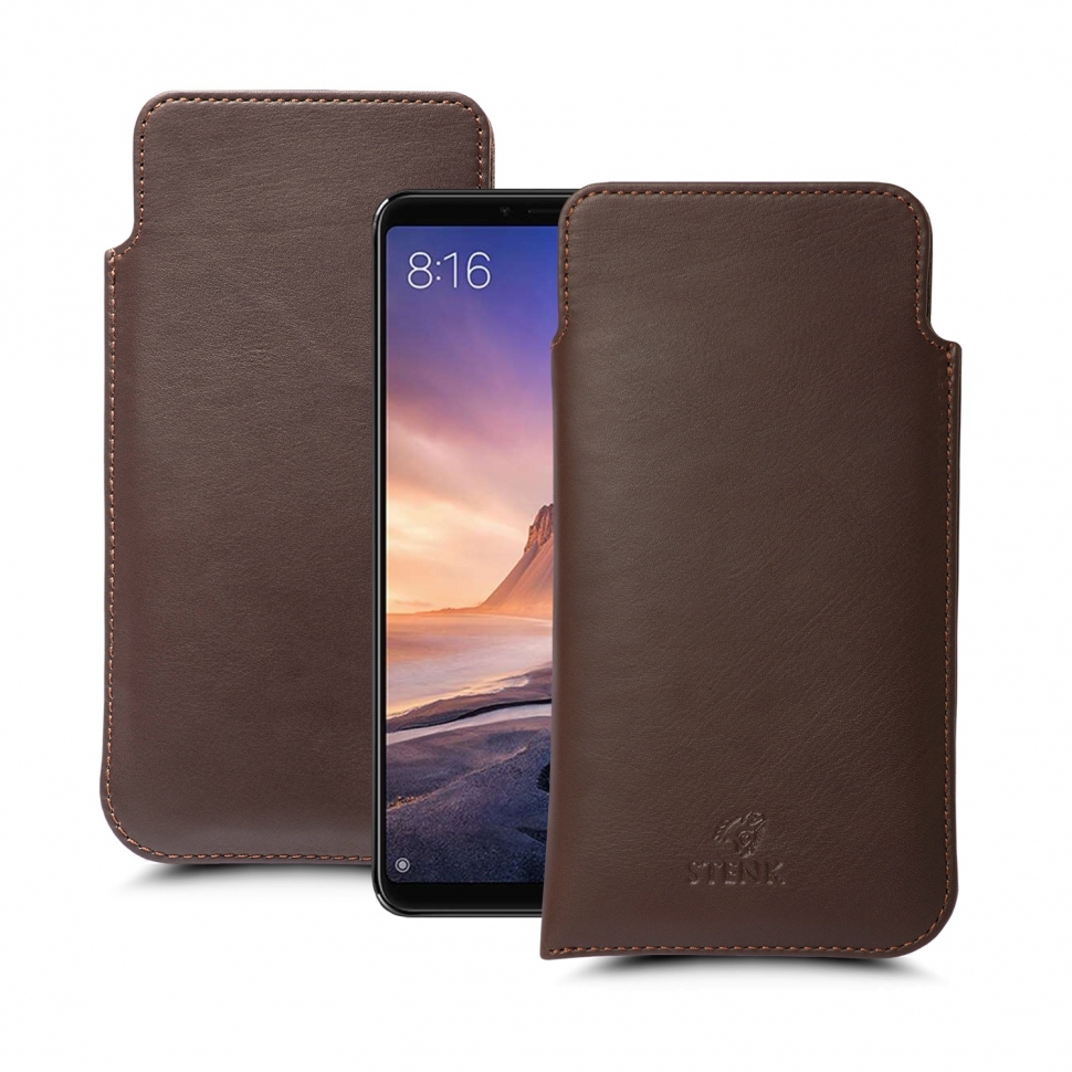 

Футляр Stenk Elegance для Xiaomi Mi Max 3 Коричневый