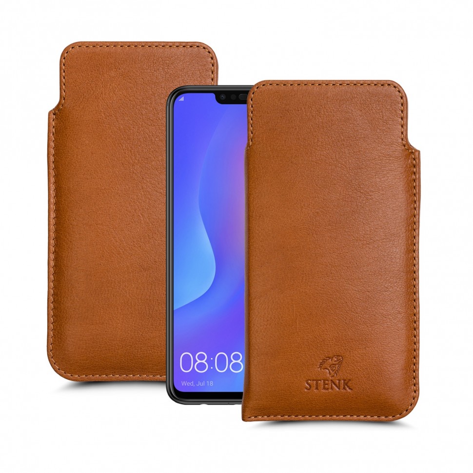

Футляр Stenk Elegance для Huawei P Smart Plus Camel