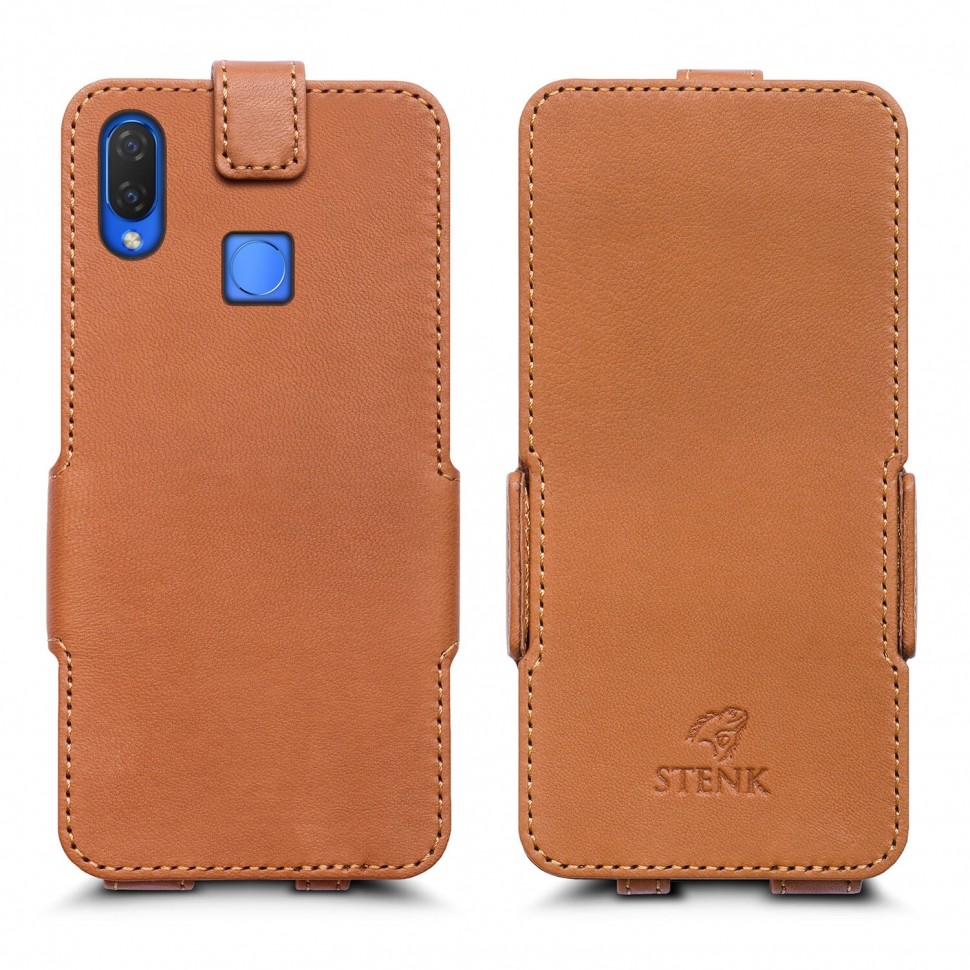 

Чехол флип Stenk Prime для Huawei P Smart Plus Camel