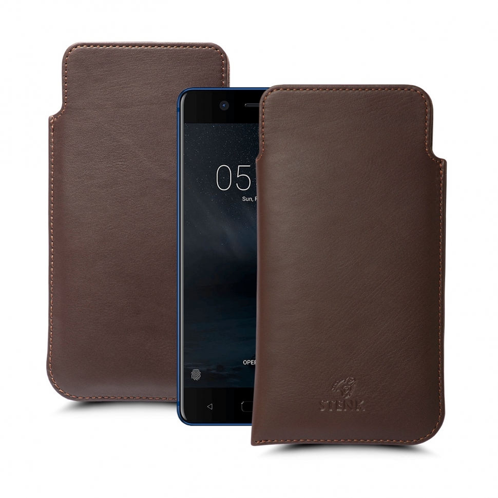 

Футляр Stenk Elegance для Nokia 5 Коричневый