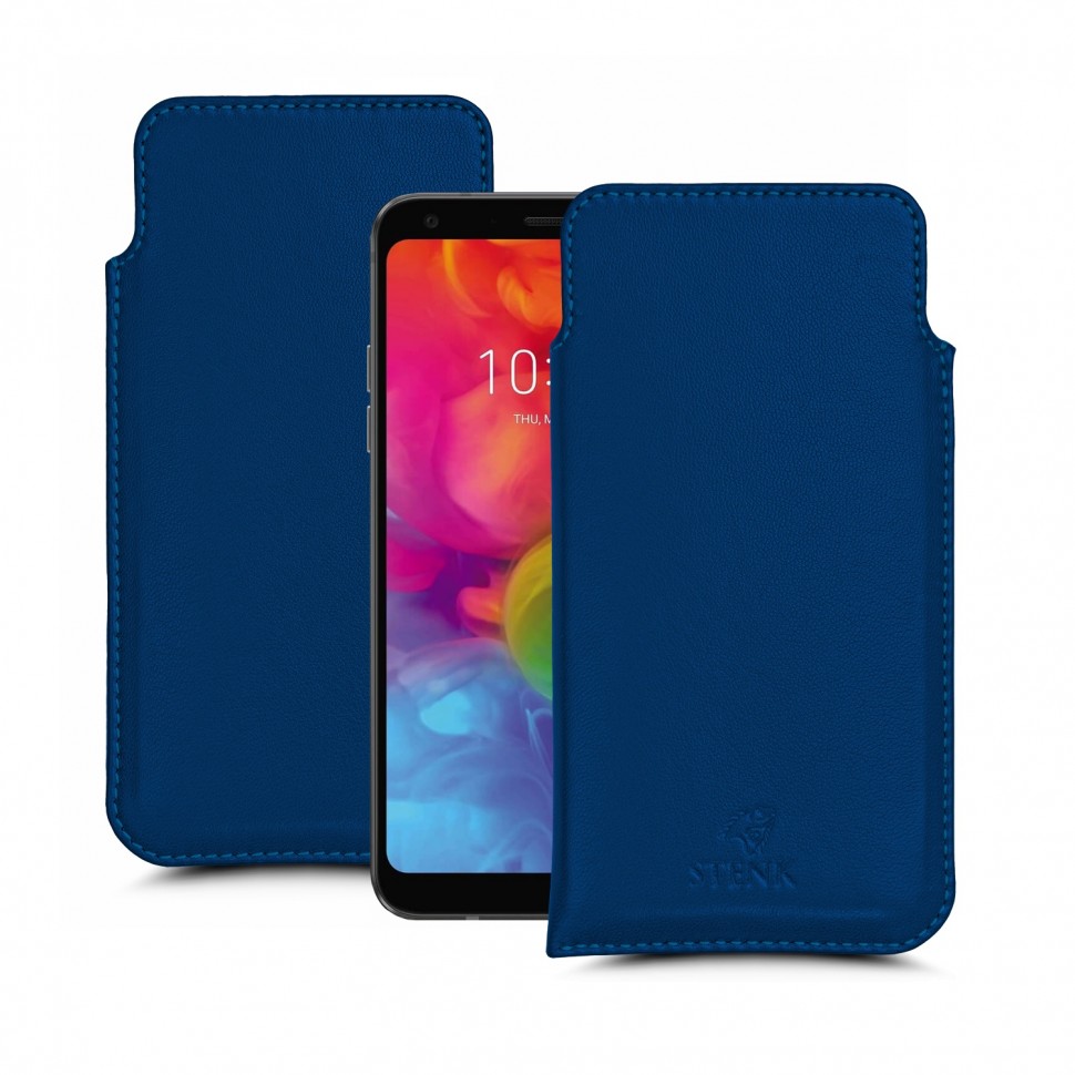 

Футляр Stenk Elegance для LG Q7 Plus Синий