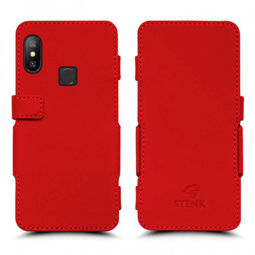 

Чехол книжка Stenk Prime для Xiaomi Redmi 6 Pro Красный