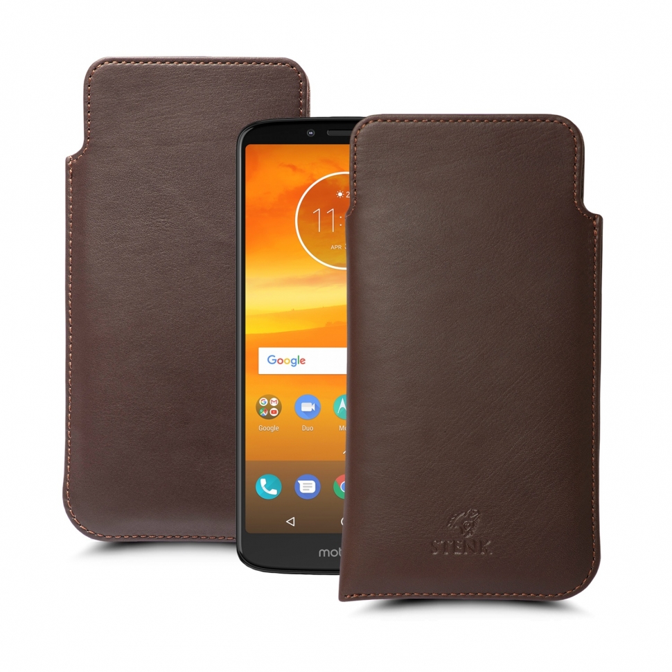 

Футляр Stenk Elegance для Motorola Moto E5 Plus Коричневый