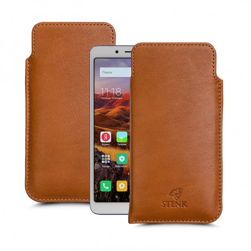 

Футляр Stenk Elegance для Xiaomi Redmi 6 Camel