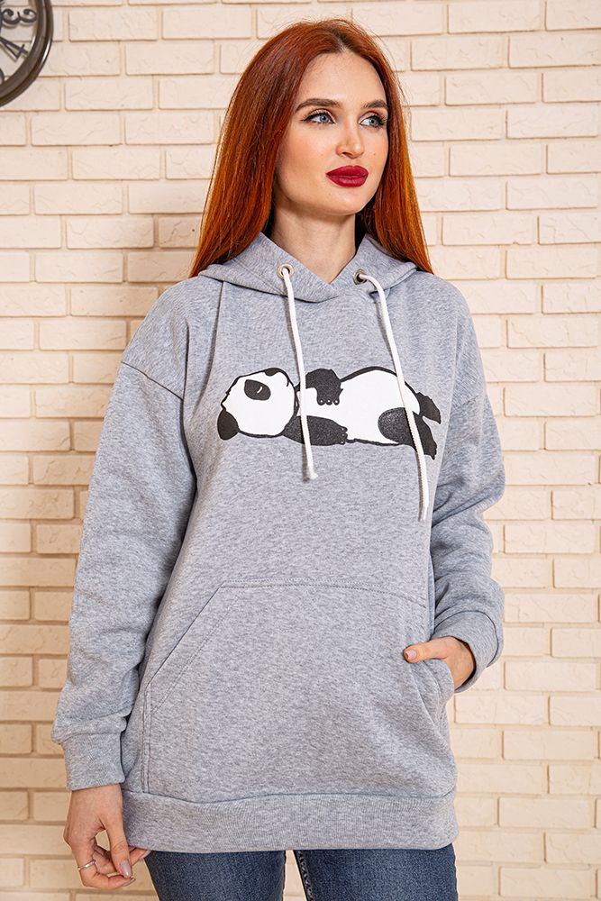 Худи женский цвет Серый размер XXL-XXXL FG_03271_02 от продавца: ІМ ...