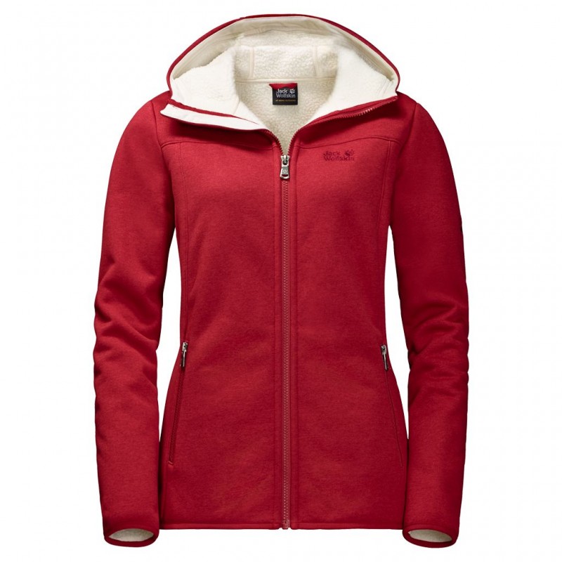 

Кофта-флис TERRA NOVA BAY WOMEN Jack Wolfskin 1705631-2210 XS Красный