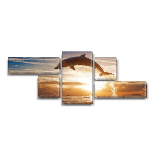 

Модульная картина Декоинт Животные 60x160см. ПВХ ткань