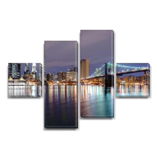 

Модульная картина Декоинт Мосты 50x80см. ПВХ ткань