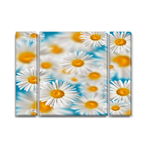 

Модульная картина Декоинт Цветы 95x135см. ПВХ ткань