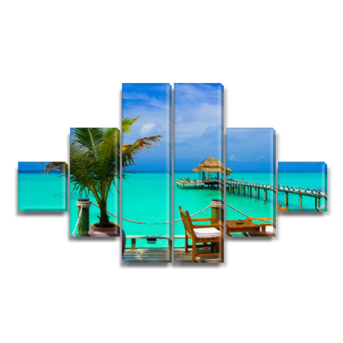

Модульная картина Декоинт Море 65x120см. ПВХ ткань