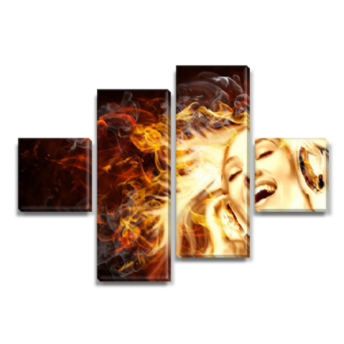

Модульная картина Декоинт Люди 50x80см. ПВХ ткань