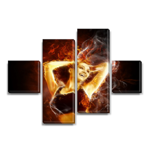 

Модульная картина Декоинт Люди 90x130см. ПВХ ткань