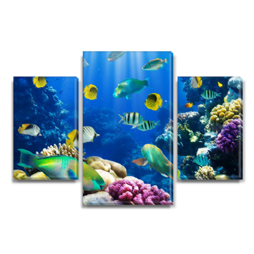 

Модульная картина Декоинт Подводный мир 80x120см. ПВХ ткань