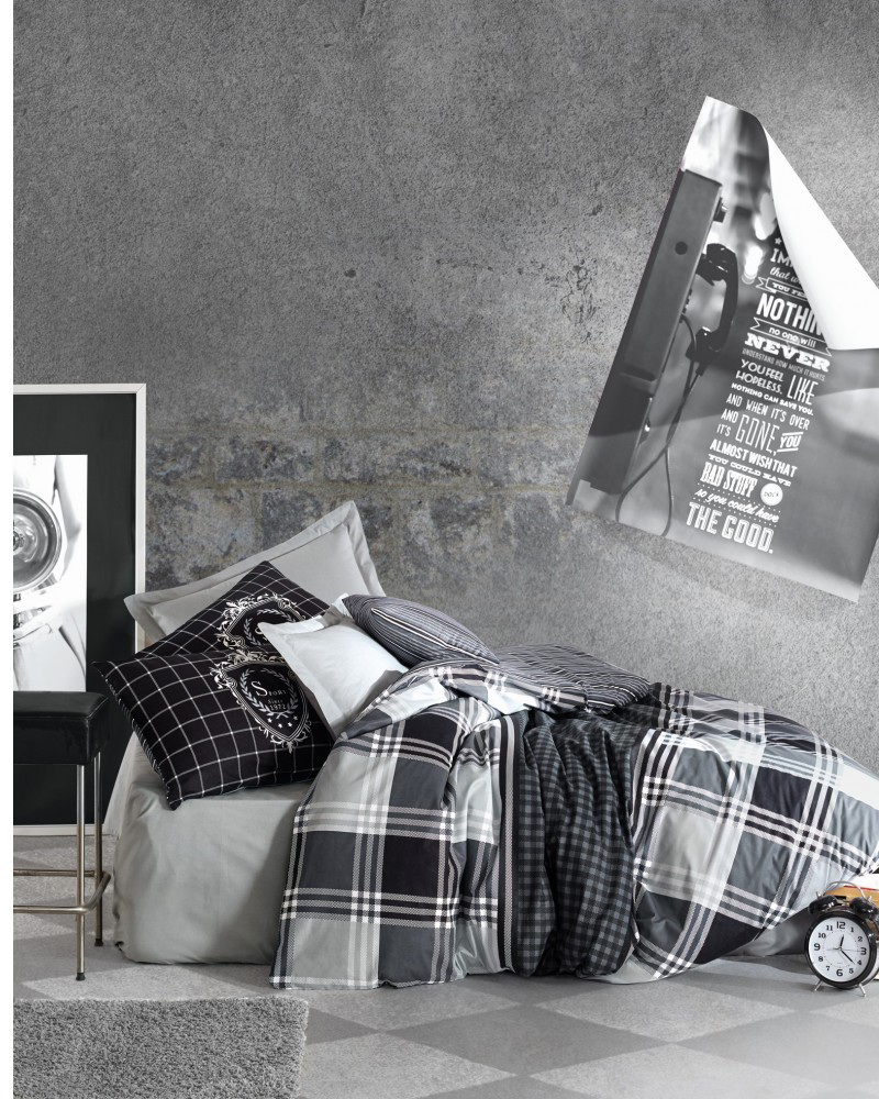 

Комплект постельного белья Cotton Box Masculine Ramos Antrasit 200 x 220