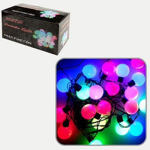 

LED Гирлянда цветная 3.5 м светодиодная LVD "Лампочки" 20