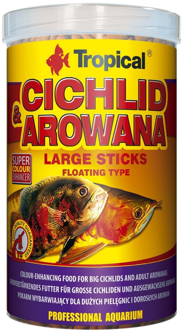 Акція на Корм Tropical Cichlid&Arowana Large Sticks для аквариумных рыб в палочках 1 л (5900469635360) від Rozetka UA