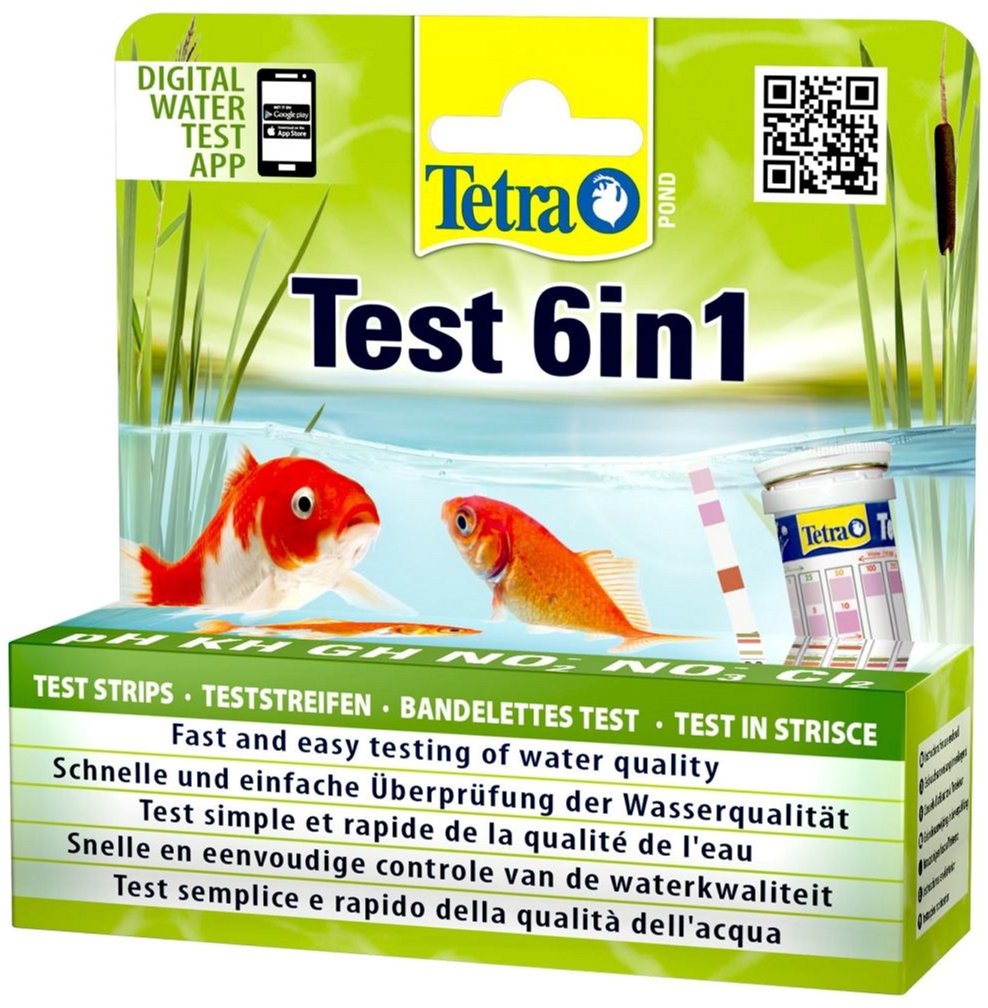 

Набор полосок-тестов для проверки качества воды Tetra Pond Test Set 6-in-1 25 шт (4004218192713)