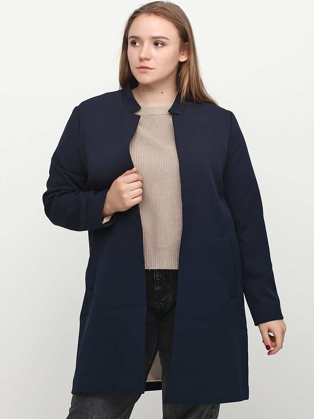 

Пальто H&M 4491795 46 Синее