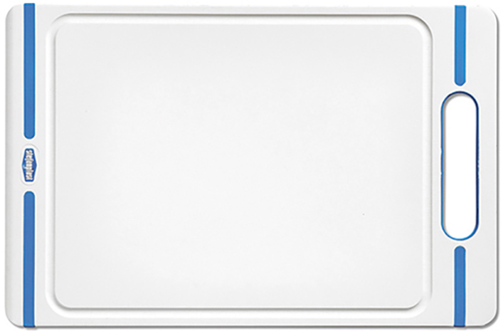

Разделочная доска Stefanplast Italian Chef L 34x22 см бело-синяя