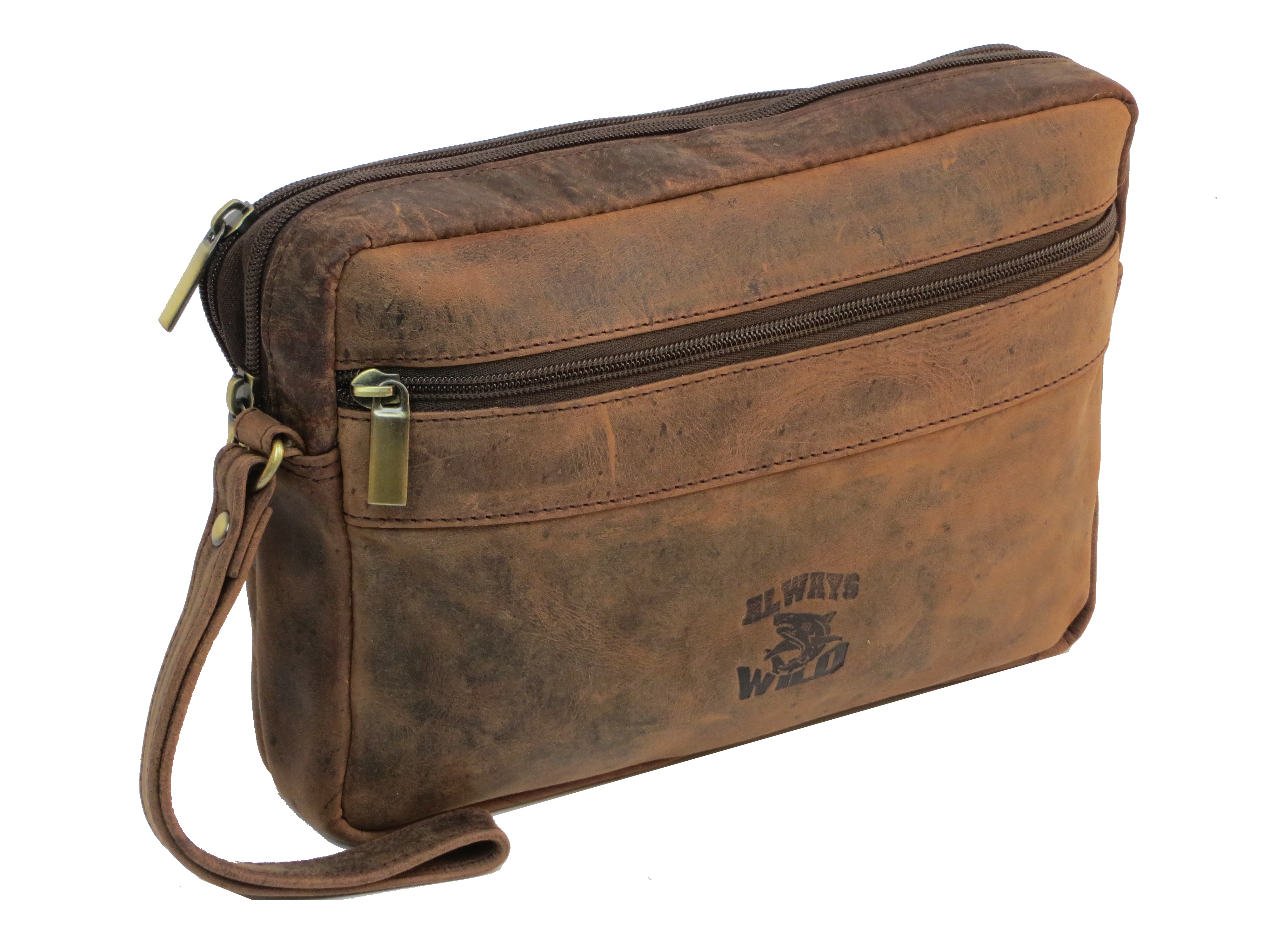 

Сумка-борсетка ALWAYS WILD 24х16х9 см Кожа Коричневый (12123-LB14H Brown) 643864