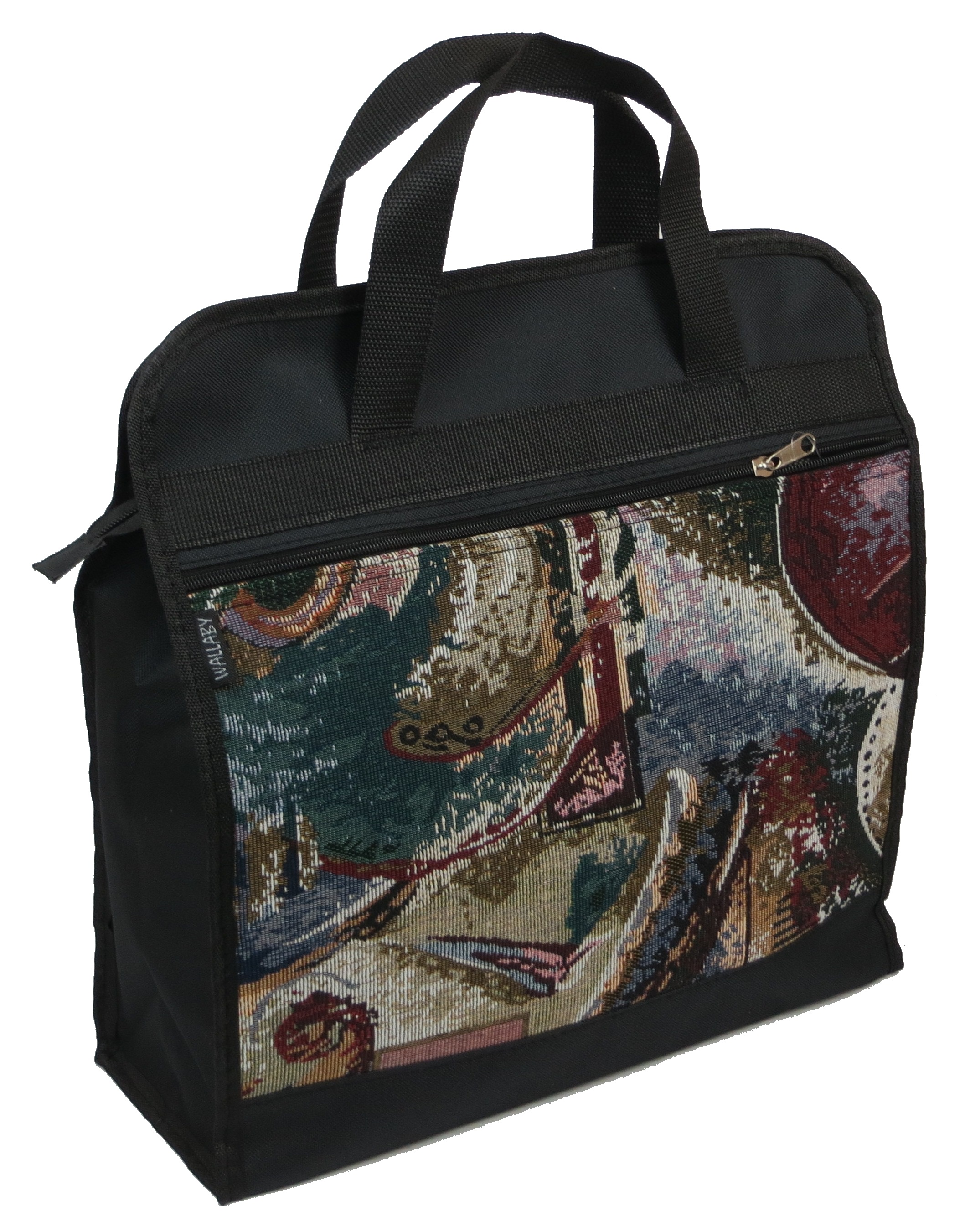 

Сумка хозяйственная Wallaby 37x36x13 см Полиэстер Черный (2701-2) 641186
