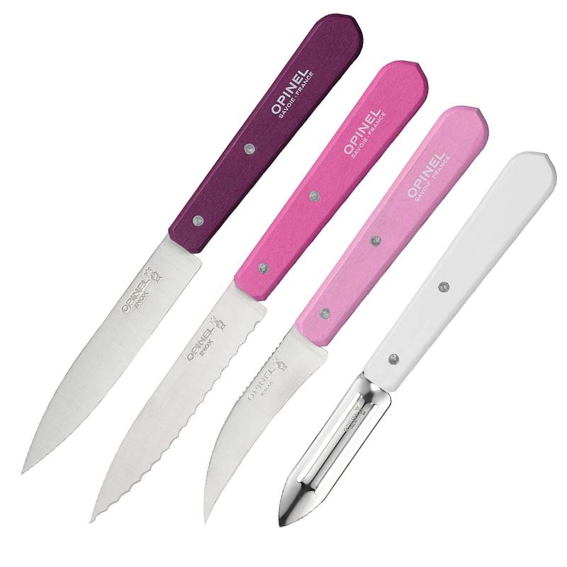 

Набор кухонный Opinel Les Essentiels Primarosa (4 предмета) розовый