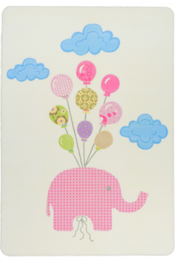 

Ковер CONFETTI SWEET ELEPHANT 1.33 х 1.9 м Белый_pink Прямоугольник