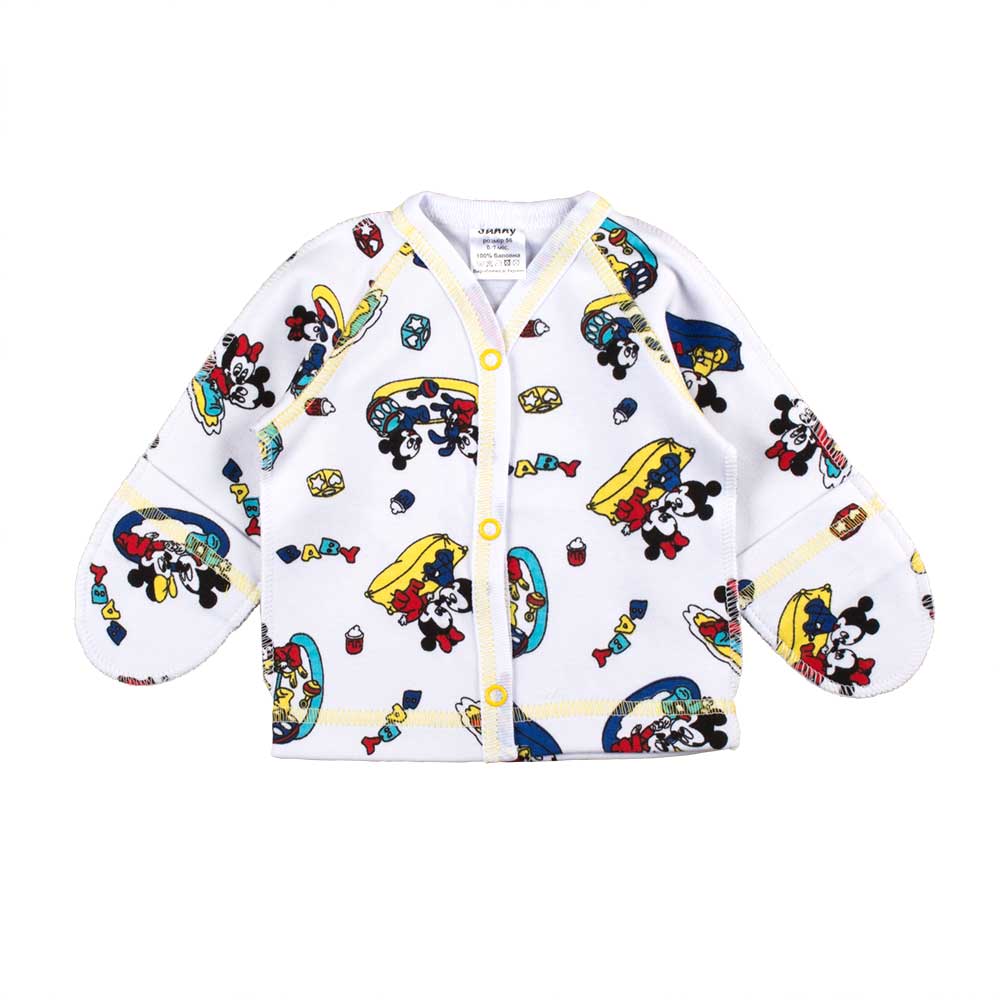 

Распашонка МиккиМаус Interkids 0-1 месяцев 56 см Белый 427