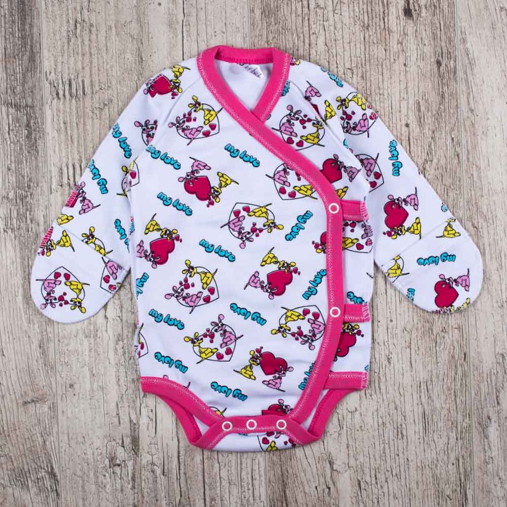

Боди Кенгуру Interkids 0-1 месяцев 56 см Розовый 437