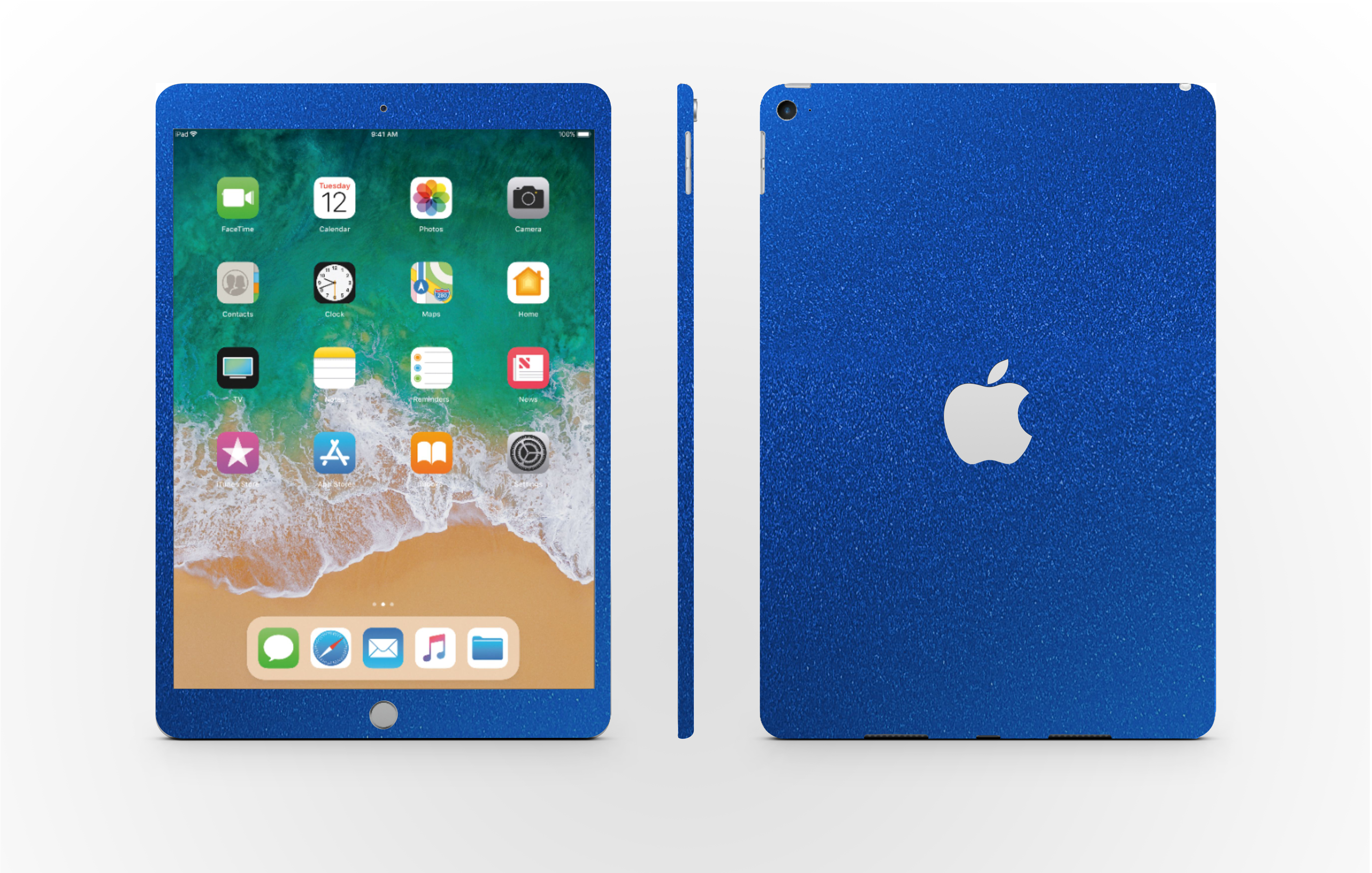 Виниловая наклейка Vinyl для Ipad Air 2 синий глянцевый – фото