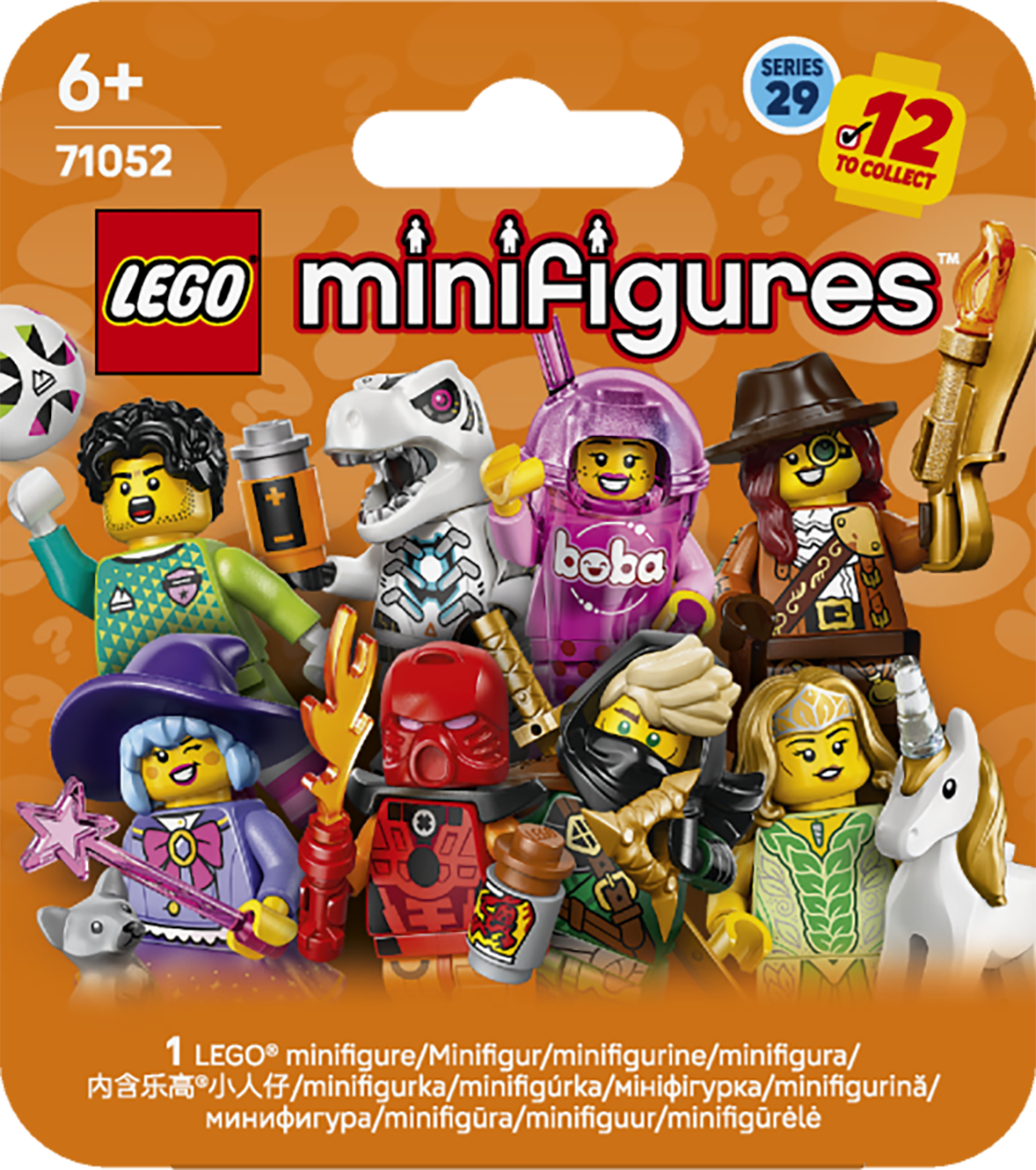 Zestaw klocków LEGO Minifigures Seria 29 8 elementów 24 szt (71052)
