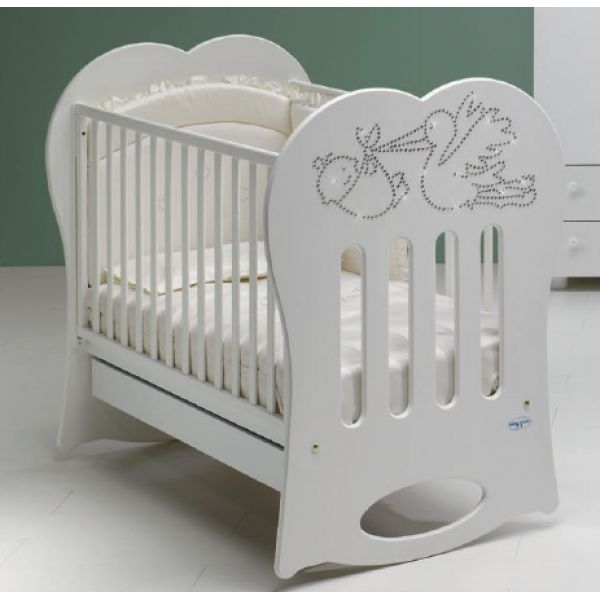 

Кроватка Baby Italia CRYSTAL белый (CRYSTAL WHITE)