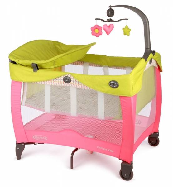 

Манеж кроватка Graco Contour Elecrta Vibe Circus (G9D83CRUE)