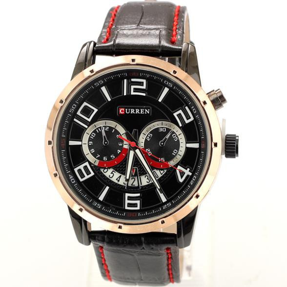 

Часы мужские Curren Frost gold - black