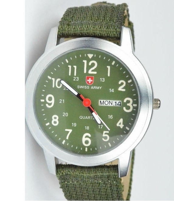 

Часы SWISS ARMY Military Style green
