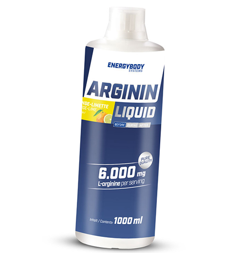 

Аргинин, Arginine Liquid, Energy Body 1000мл Лайм-апельсин (27149005)