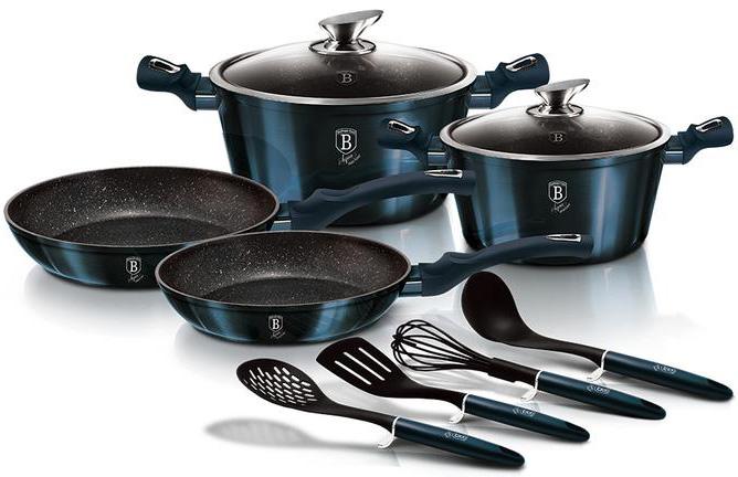 

Набор кухонной посуды Berlinger Haus Aquamarine Edition 10 предметов